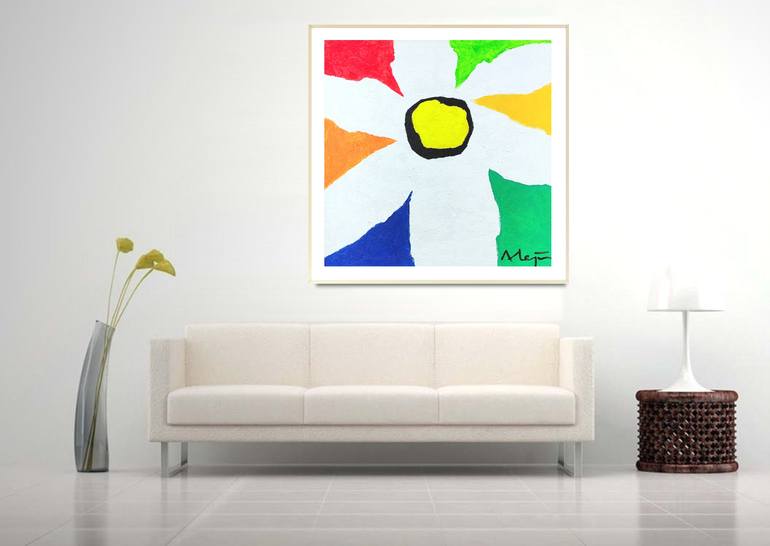 Original Contemporary Floral Painting by Alejos Lorenzo