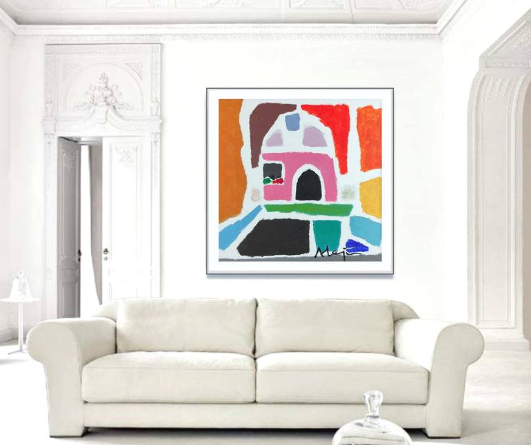 Original Contemporary Architecture Painting by Alejos Lorenzo