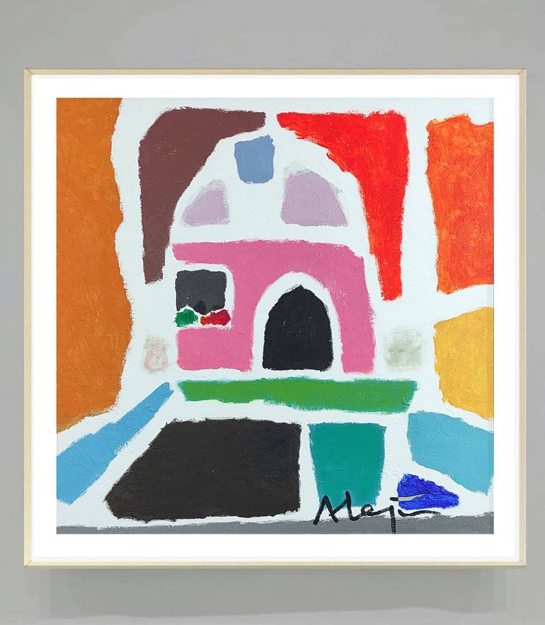 Original Contemporary Architecture Painting by Alejos Lorenzo