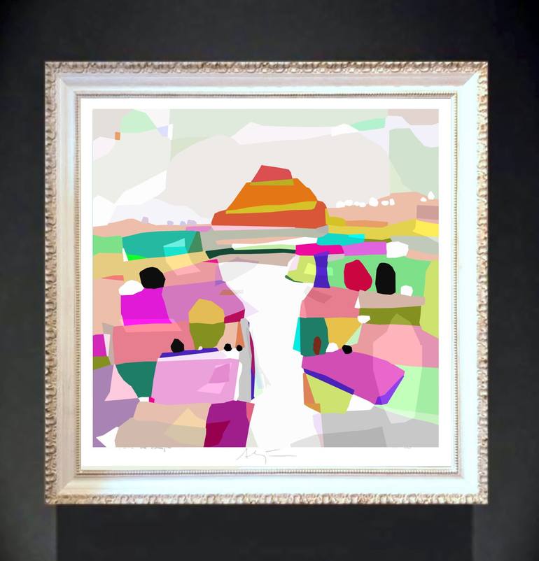 Original Pop Art Landscape Digital by Alejos Lorenzo