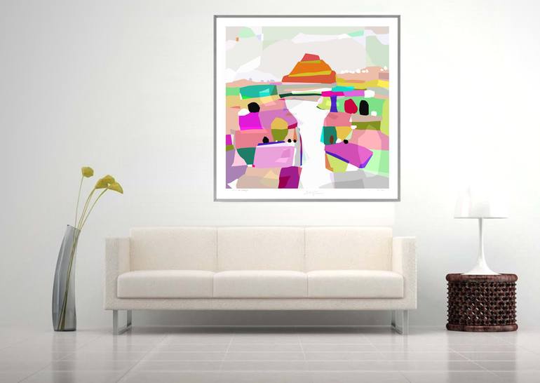 Original Pop Art Landscape Digital by Alejos Lorenzo