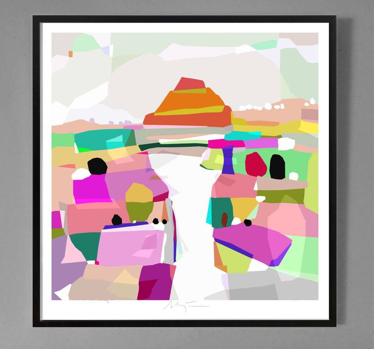 Original Pop Art Landscape Digital by Alejos Lorenzo