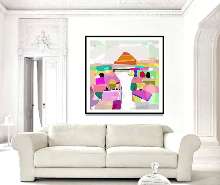 Original Pop Art Landscape Digital by Alejos Lorenzo