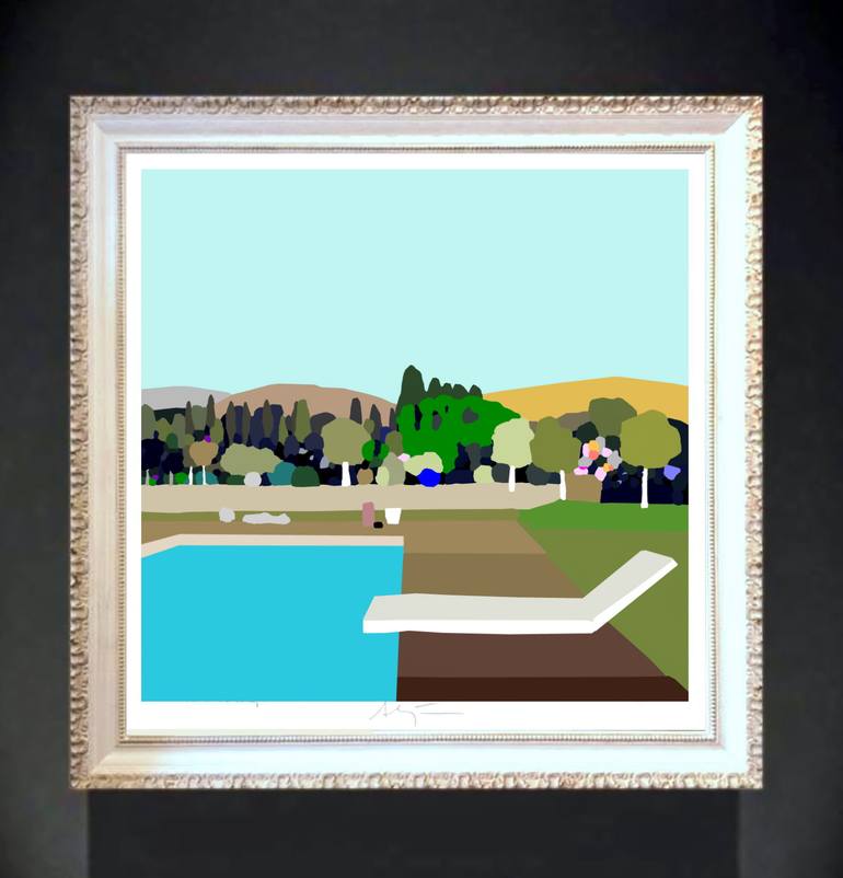 Original Pop Art Landscape Digital by Alejos Lorenzo