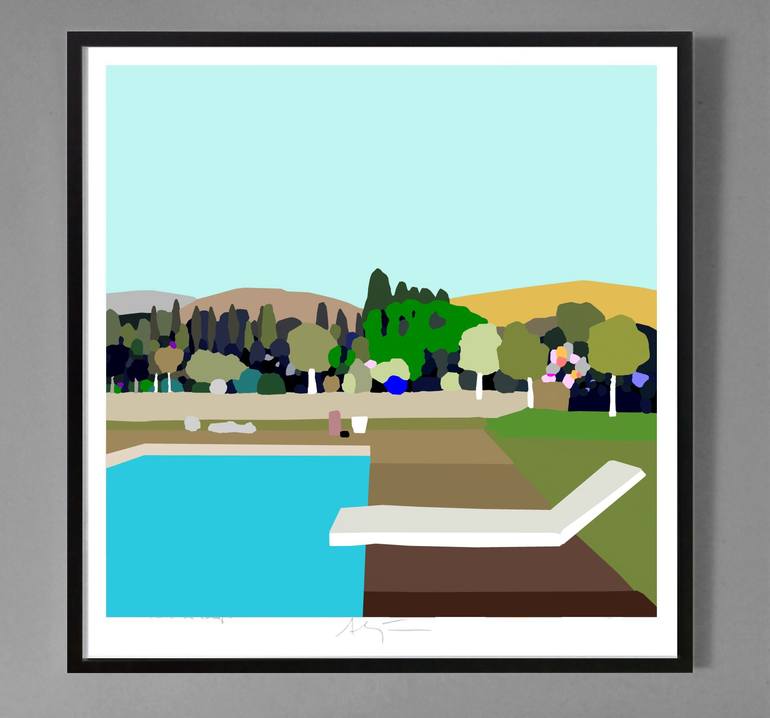 Original Pop Art Landscape Digital by Alejos Lorenzo