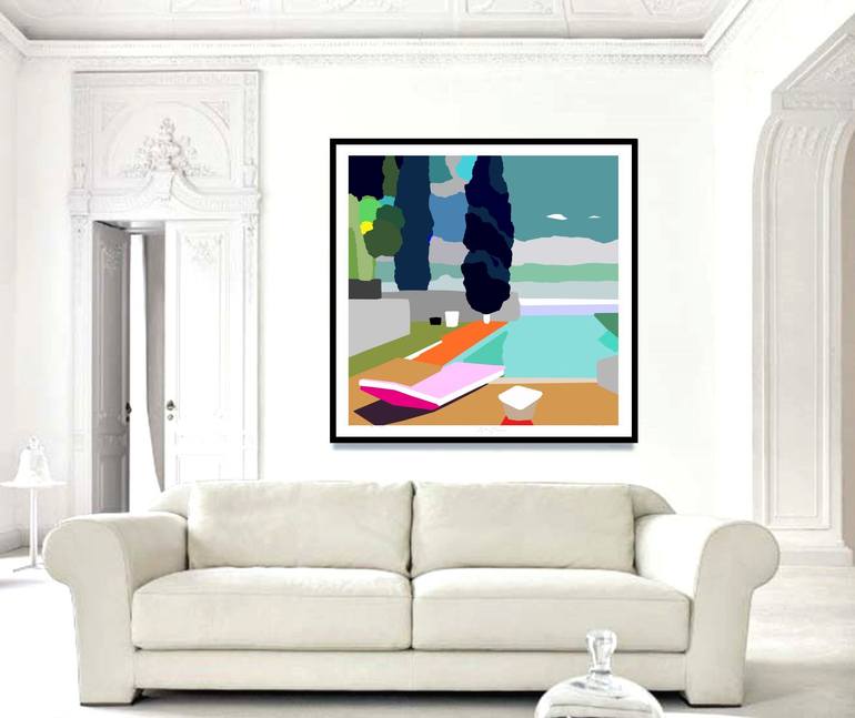 Original Pop Art Landscape Digital by Alejos Lorenzo