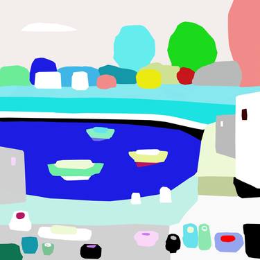 Original Pop Art Landscape Digital by Alejos Lorenzo