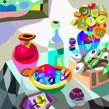 Original Pop Art Still Life Digital by Alejos Lorenzo