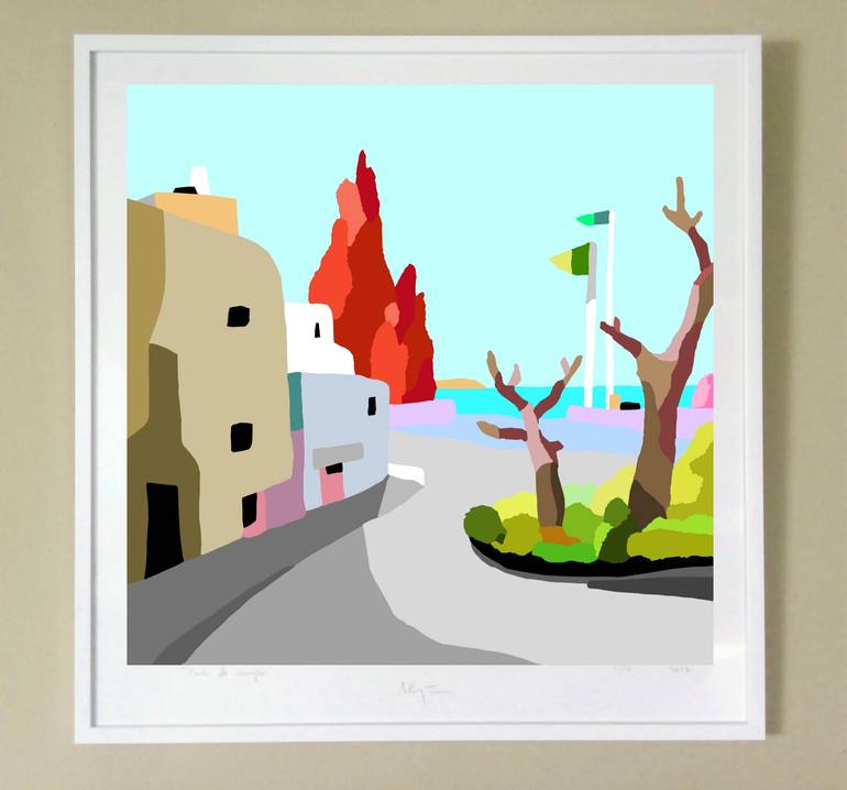 Original Pop Art Landscape Digital by Alejos Lorenzo