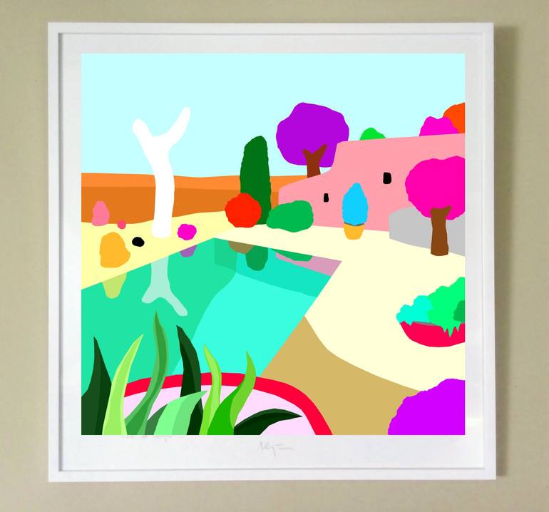 Original Pop Art Landscape Digital by Alejos Lorenzo