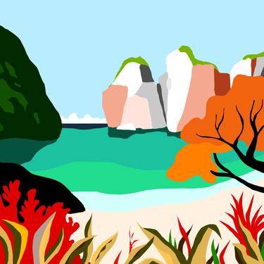 Original Pop Art Landscape Digital by Alejos Lorenzo