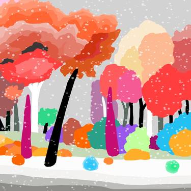 Original Pop Art Landscape Digital by Alejos Lorenzo