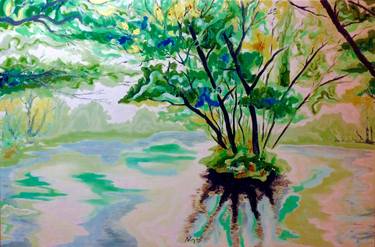 Original Impressionism Nature Paintings by Alejos Lorenzo