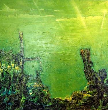 Original Surrealism Landscape Paintings by Alejos Lorenzo