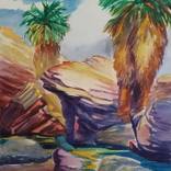 Two Palms Bright Day by Katherine Kean