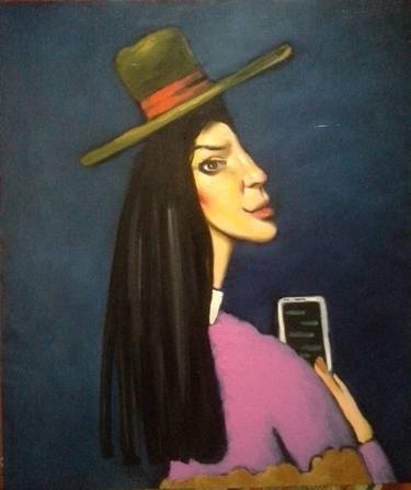 " The girl in the hat" thumb