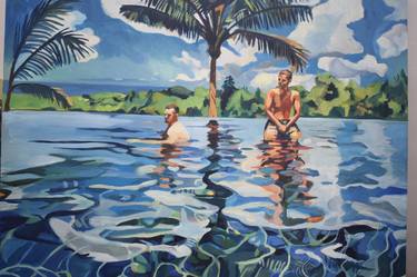Saatchi Art Artist Joanne Reed; Paintings, “The Infinity pool” #art