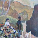 Walking the dog by Joanne Reed