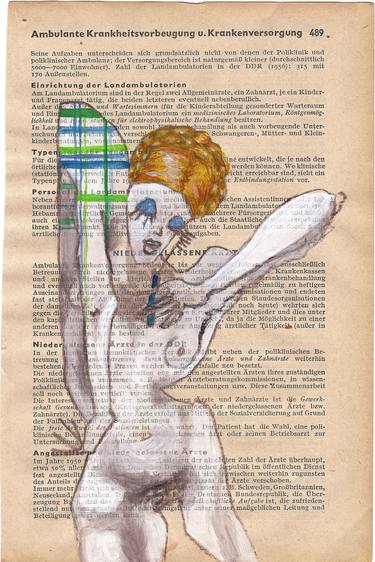 Print of Dada Nude Drawings by Dunya Rehan