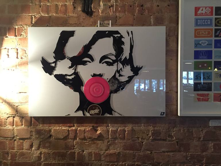 Original Pop Art Pop Culture/Celebrity Collage by Leo Scott