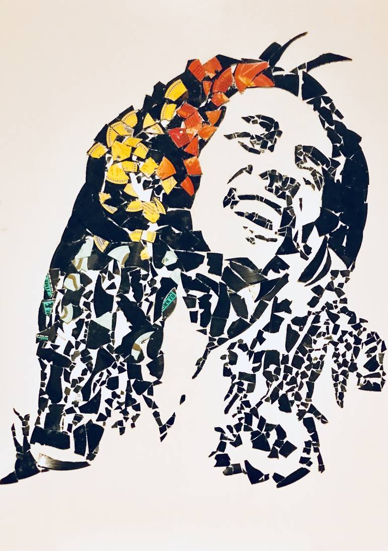 Bob Marley vinyl - Print