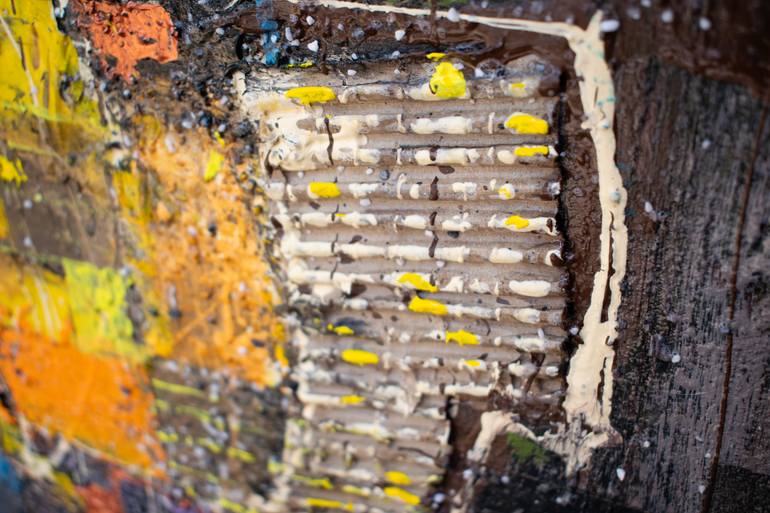Original Abstract Expressionism Abstract Painting by Kamen Trifonov