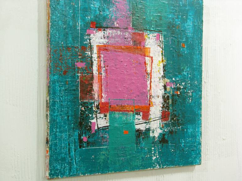 Original Abstract Geometric Painting by Kamen Trifonov