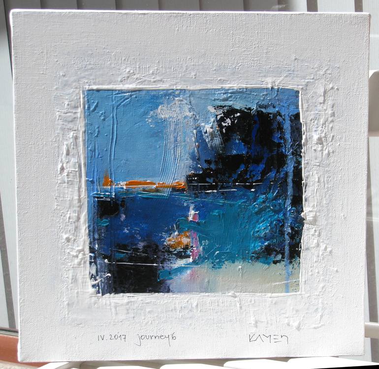 Original Abstract Seascape Painting by Kamen Trifonov