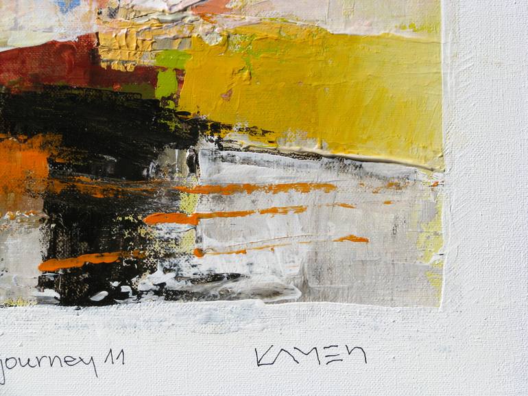 Original Abstract Landscape Painting by Kamen Trifonov