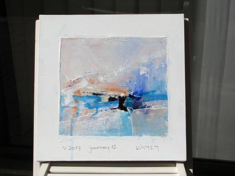 Original Abstract Seascape Painting by Kamen Trifonov