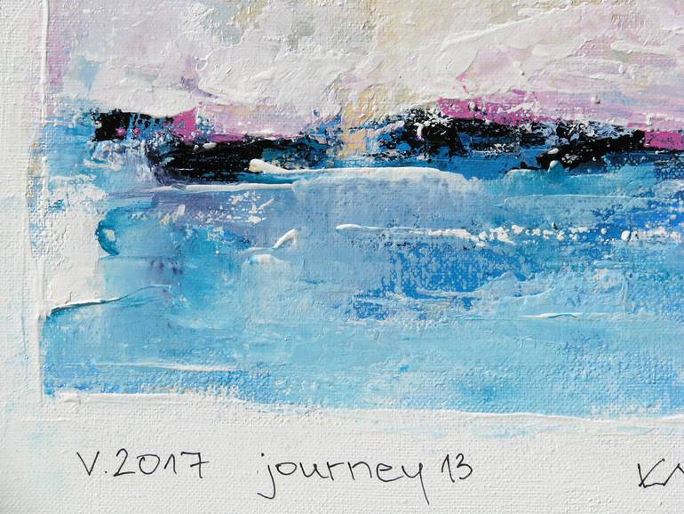 Original Abstract Beach Painting by Kamen Trifonov