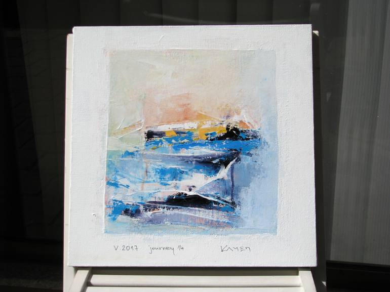 Original Abstract Seascape Painting by Kamen Trifonov