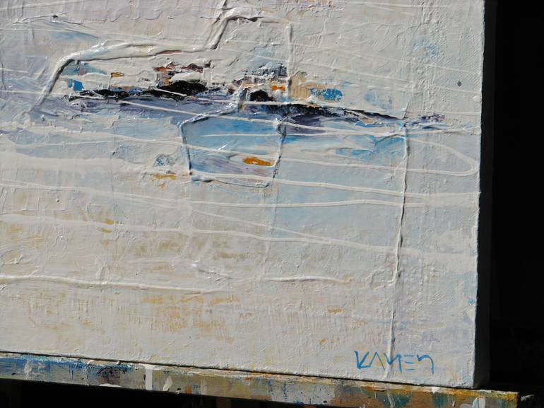 Original Abstract Seascape Painting by Kamen Trifonov