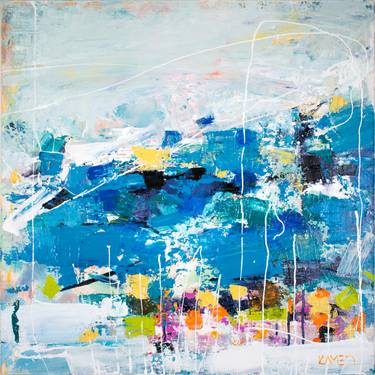 Original Abstract Expressionism Abstract Paintings by Kamen Trifonov