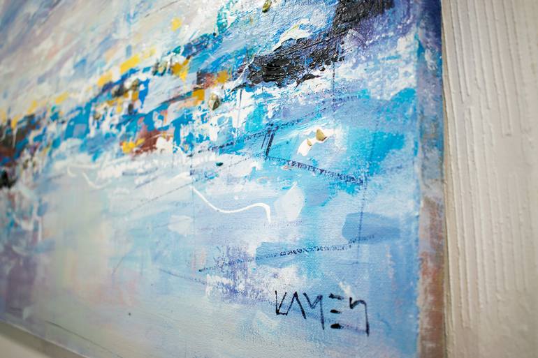 Original Abstract Expressionism Abstract Painting by Kamen Trifonov