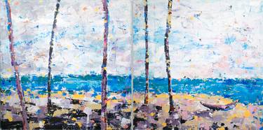 Original Abstract Seascape Paintings by Kamen Trifonov