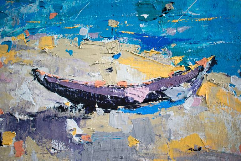 Original Abstract Seascape Painting by Kamen Trifonov