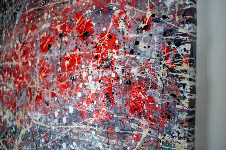 Original Abstract Expressionism Abstract Painting by Kamen Trifonov