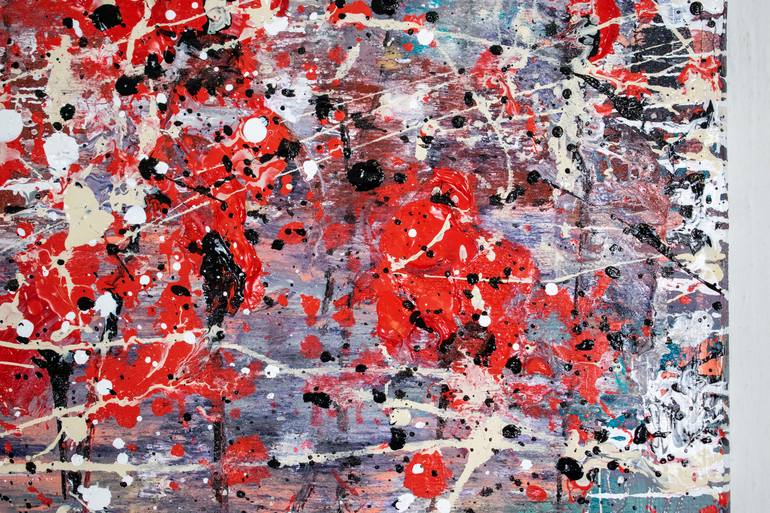 Original Abstract Expressionism Abstract Painting by Kamen Trifonov