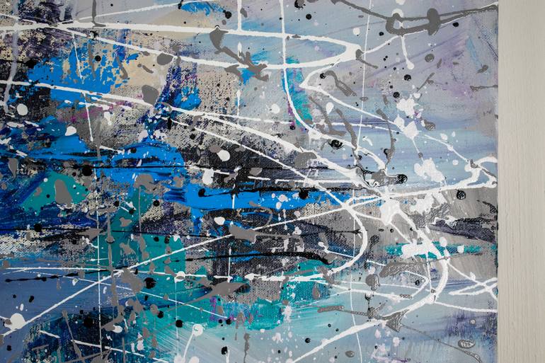 Original Abstract Expressionism Abstract Painting by Kamen Trifonov