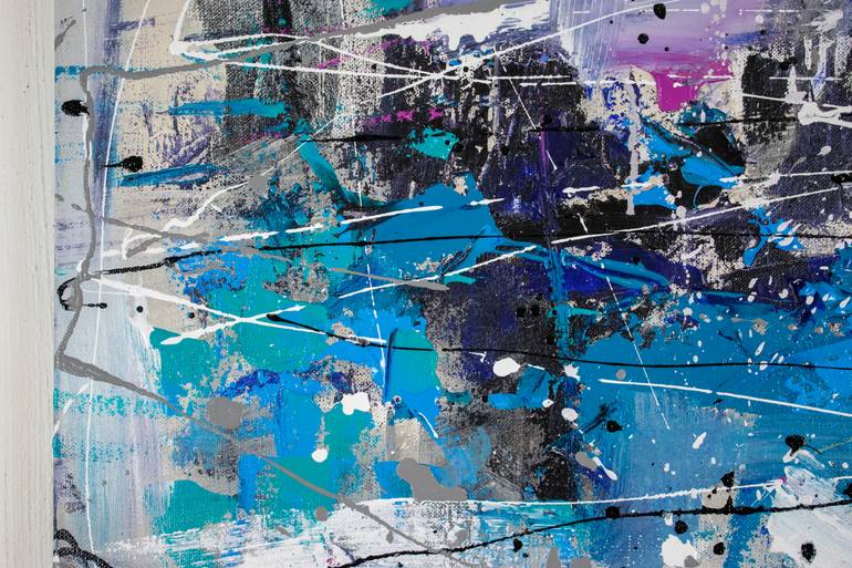 Original Abstract Expressionism Abstract Painting by Kamen Trifonov