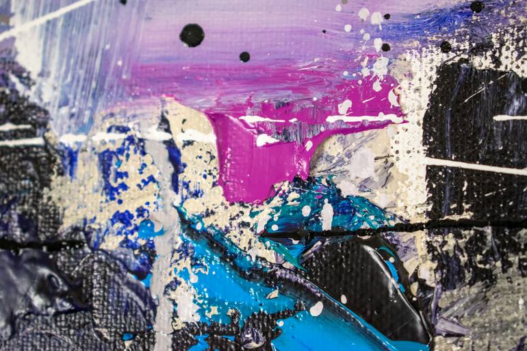 Original Abstract Expressionism Abstract Painting by Kamen Trifonov