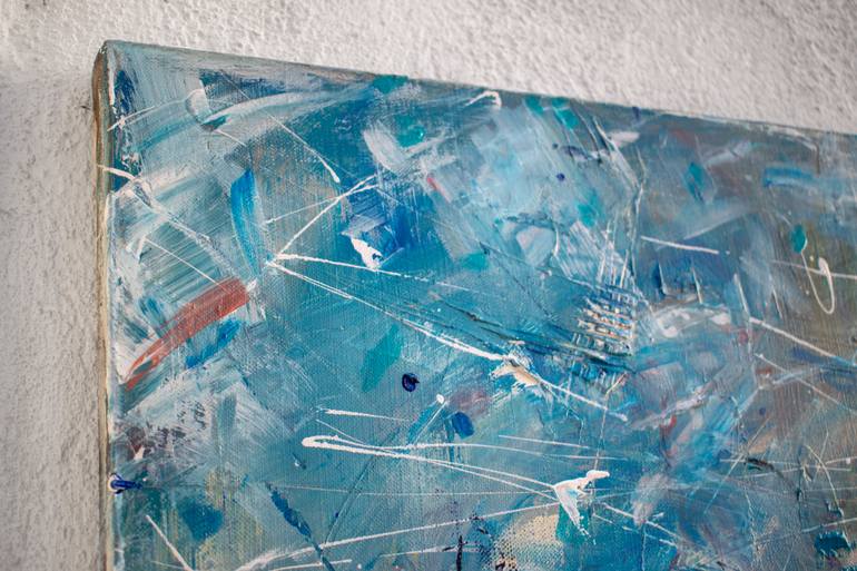 Original Abstract Expressionism Seascape Painting by Kamen Trifonov