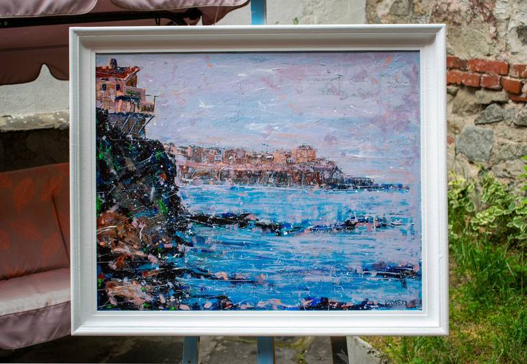 Original Impressionism Seascape Painting by Kamen Trifonov