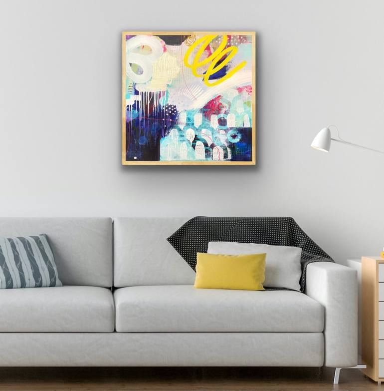 Original Abstract Expressionism Abstract Painting by Alison Gilbert