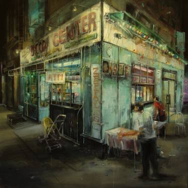 Print of Figurative Cities Paintings by Leticia Gaspar