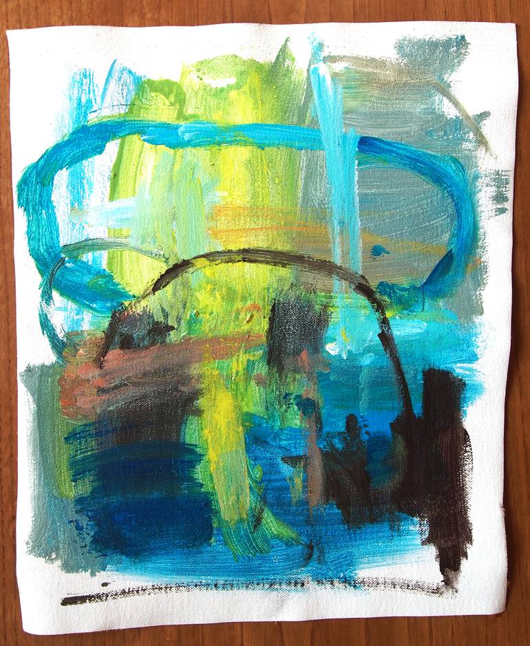 Original Abstract Expressionism Abstract Painting by Leticia Gaspar