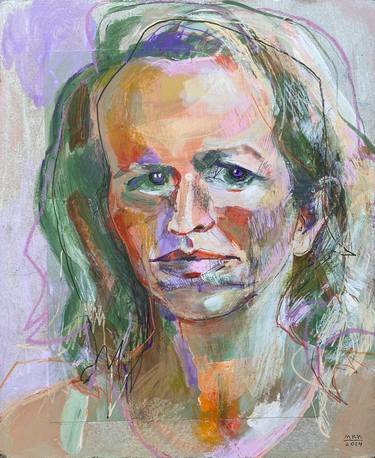 Original Portraiture Women Paintings by Maria Kleinschmidt