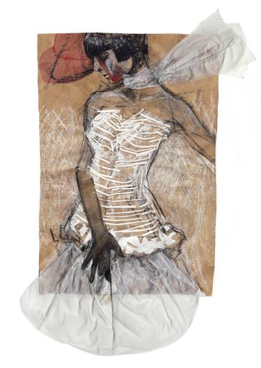 Original Figurative Women Collage by Maria Kleinschmidt