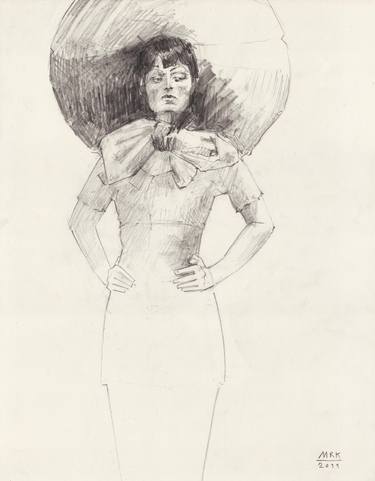 Original Women Drawings by Maria Kleinschmidt